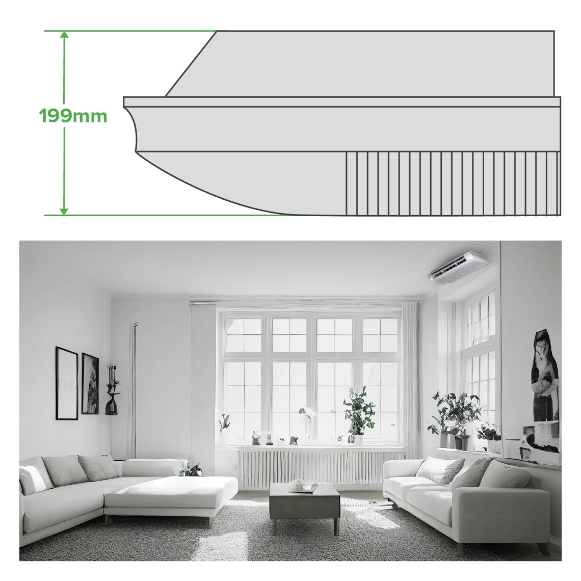 MyCond Convertible kompaktne korpus 199 mm