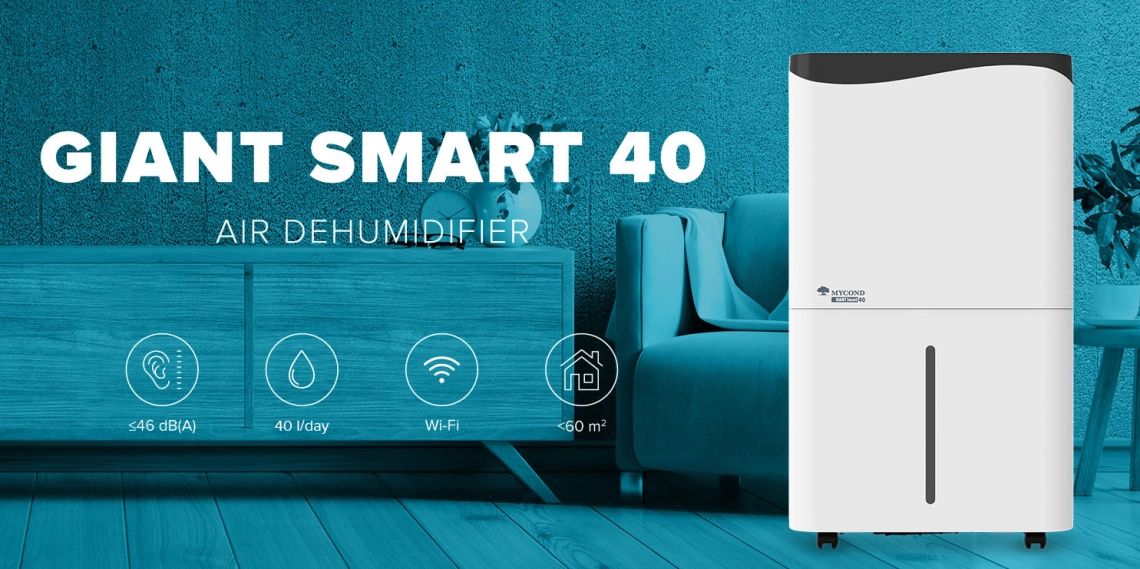 MyCond Giant Smart seeria õhukuivati eluruumidele.