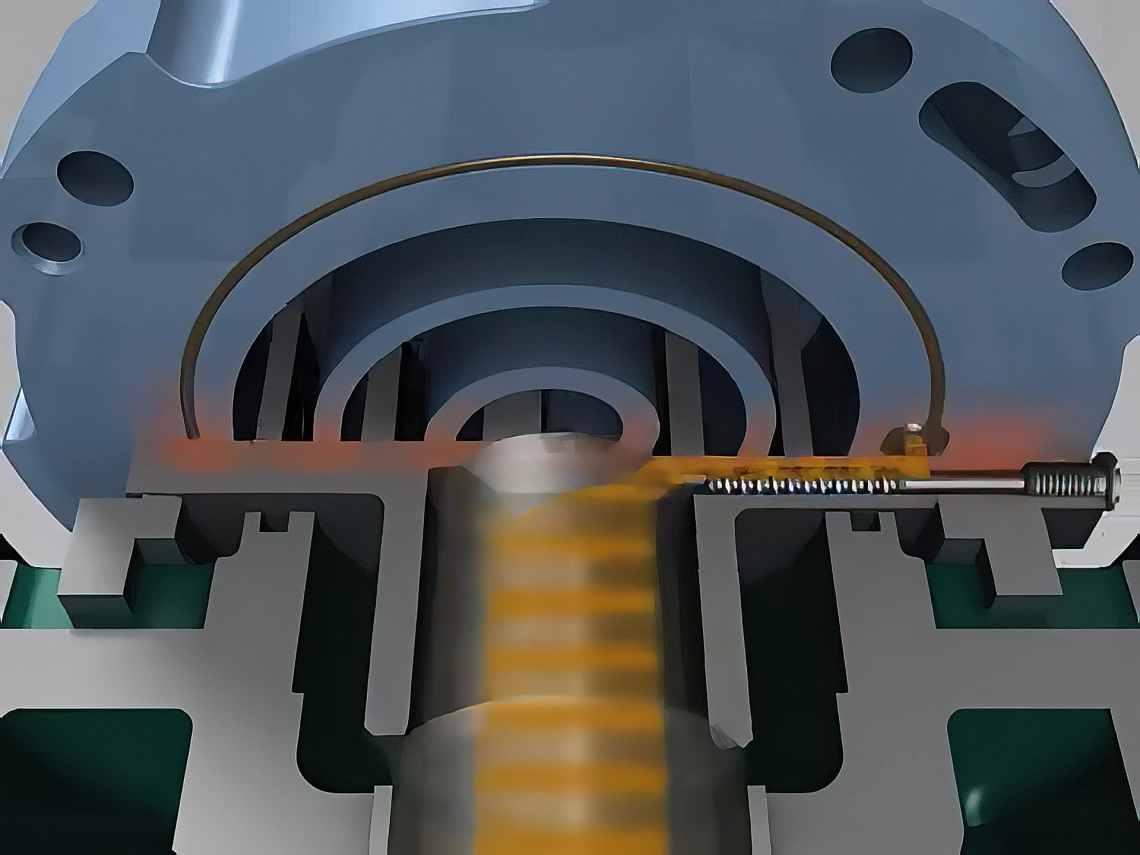 MyCond MRF 6 kompressori orbitaalliikumise mehhanism