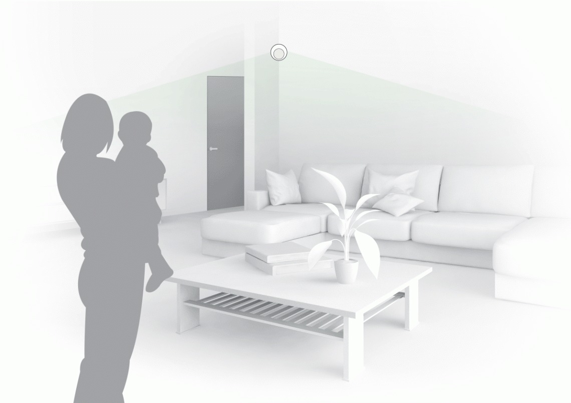 MyCond Smart Zigbee PIR liikumisandur automaatsete kodusüsteemide jaoks.