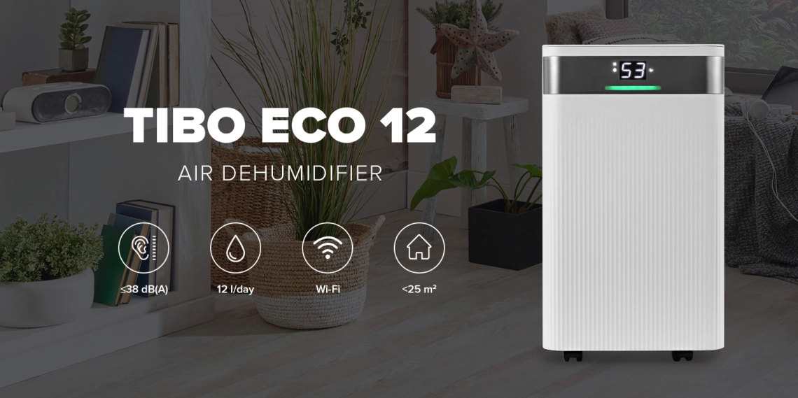 MyCond TIBO Eco 12 Kompaktne keskkonnasõbralik elamute õhukuivati.