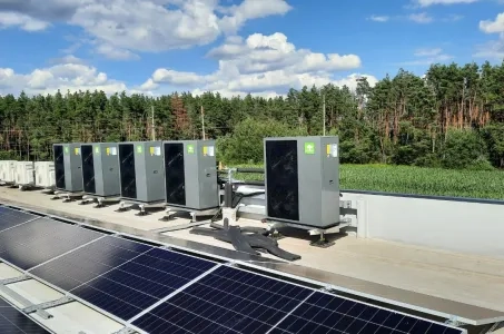 Tööstushoone Mycond soojuspumbaga BeeEco seeria