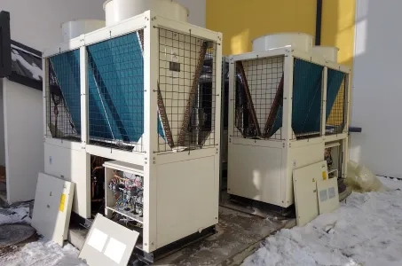Kaubanduslik jaemüügiklima süsteem, mille toiteallikaks on Mycond modulaarne soojuspump