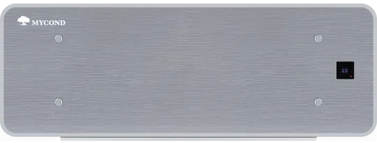 Disaineriga seinale paigaldatavad ventilaatorikütteseadmed Silver Glass Wall seeria